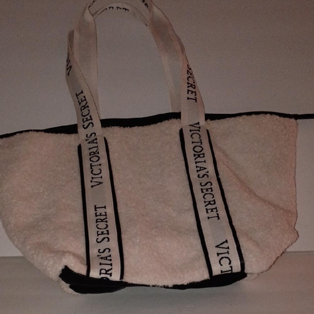 Victoria's Secret Black and Cream Tote
